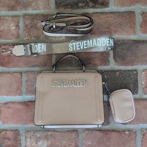 Steve Madden Beige Men's Messenger Bag